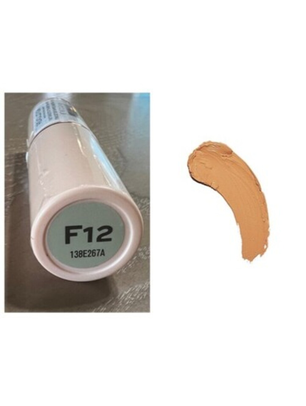 Revolution Fast Base Foundation Concealer stick F12 deep brown tan